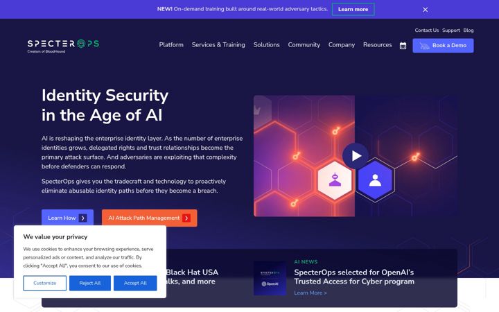 Screenshot of specterops.io
