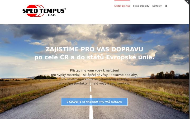 Screenshot of spedtempus.cz