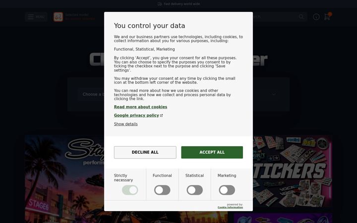 Screenshot of speed-line.com