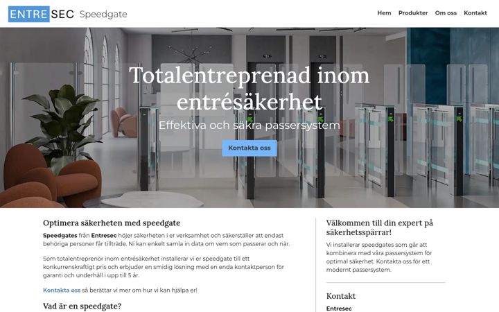 Skærmbillede af speedgates.se