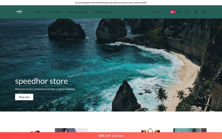 Screenshot of speedhor.com