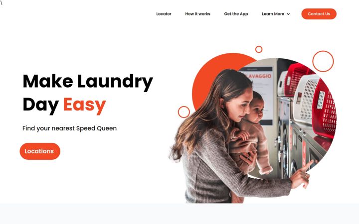 Screenshot of speedqueenlaundry.ie