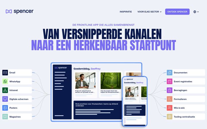 Screenshot of spencer.co