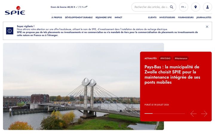Screenshot of spie.com