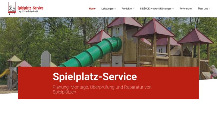 Snímek obrazovky spielplatzservice.at