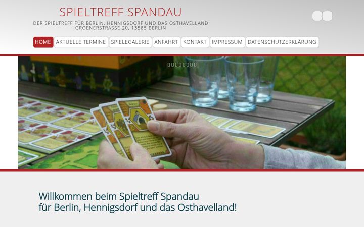 Screenshot of spieltreff-spandau.de