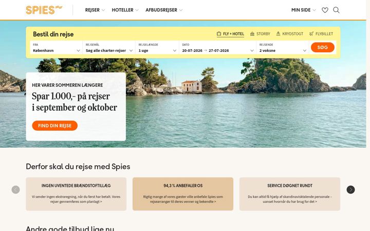Screenshot of spies.dk