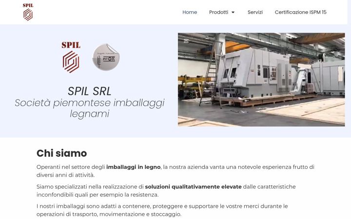 Screenshot di spilsrl.com