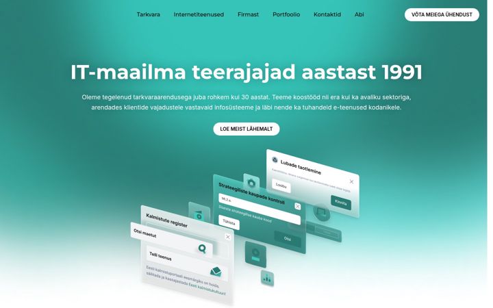 Ekraanipilt saidist spin.ee