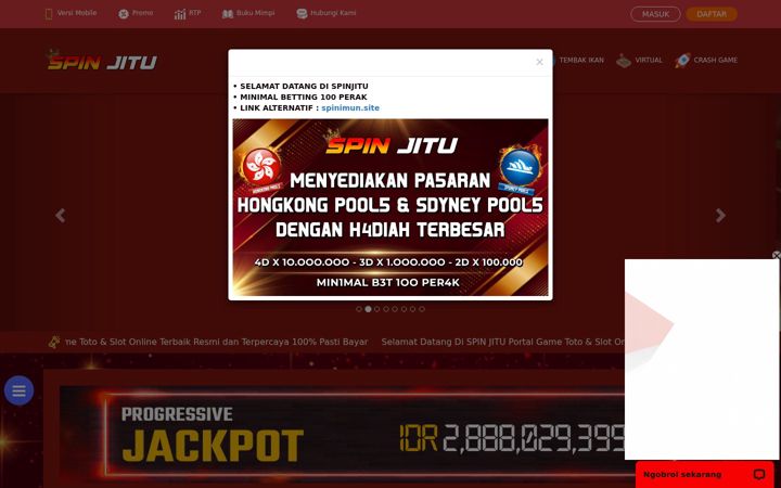 Screenshot of spinharian.site
