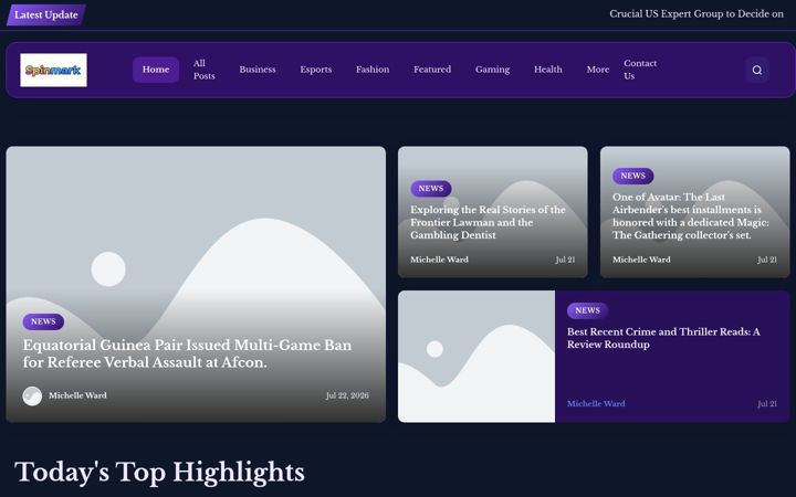 Screenshot of spinmark.nl