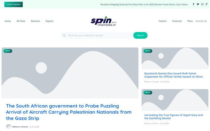 Screenshot of spinprimemedia.nl