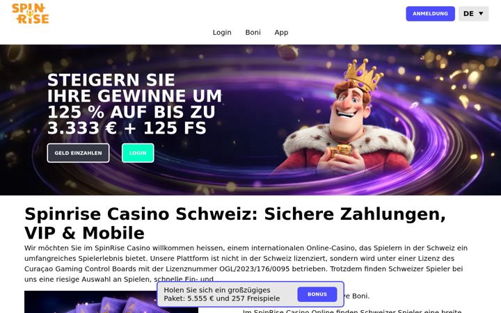 Screenshot von spinrisecasino-ch.org