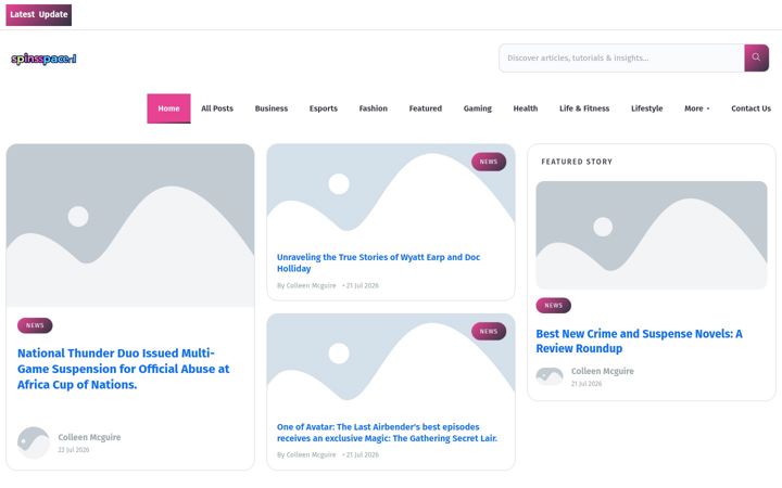 Screenshot of spinsspace.nl
