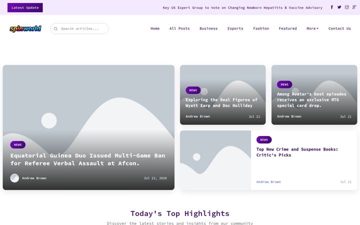 Screenshot of spinworldblog.nl