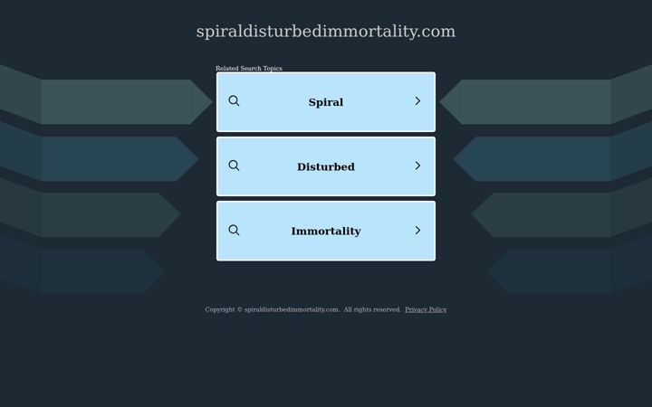 spiraldisturbedimmortality.com