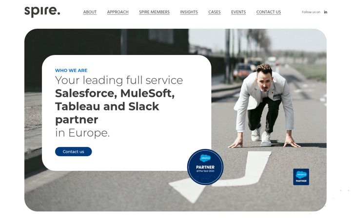 Ekrānuzņēmums no spire-group.eu