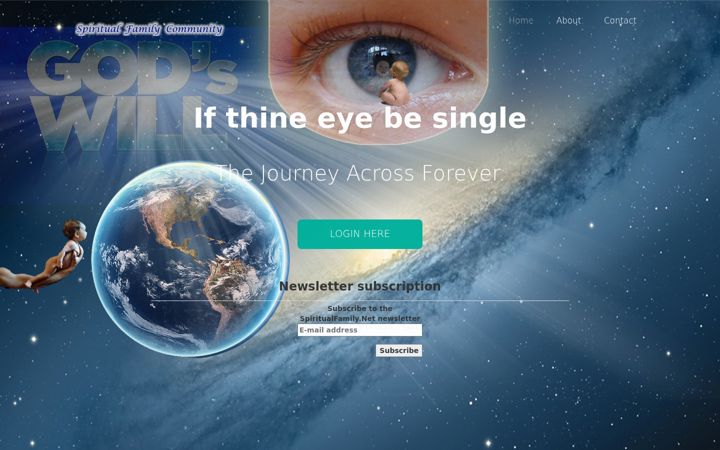 Screenshot of spiritualfamily.net