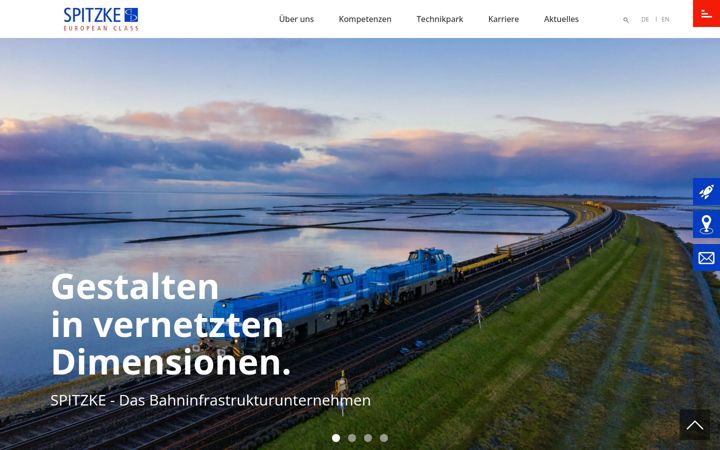 Screenshot of spitzke.com