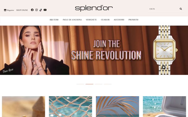 Screenshot of splendor.ro