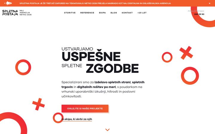 Zrzut ekranu spletna-postaja.com