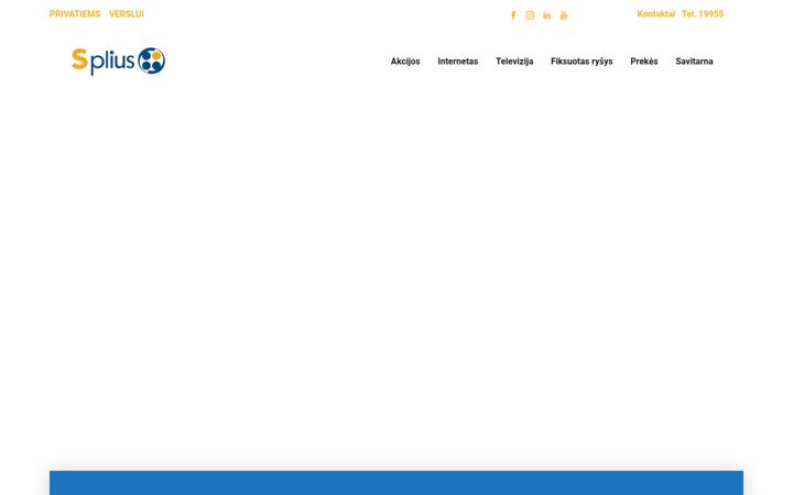 Screenshot of splius.lt