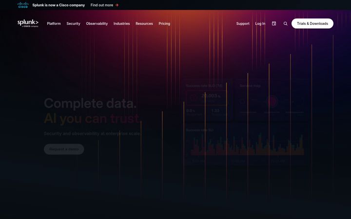 Screenshot di splunk.com