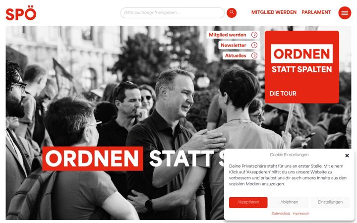 Screenshot of spoe.at