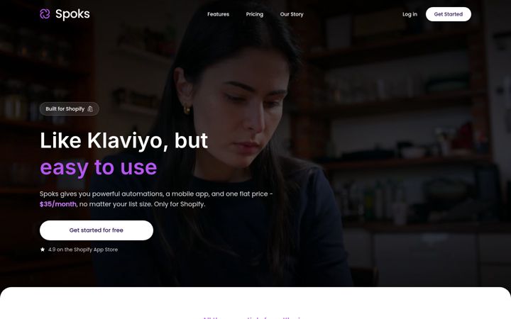 Screenshot of spoks.com