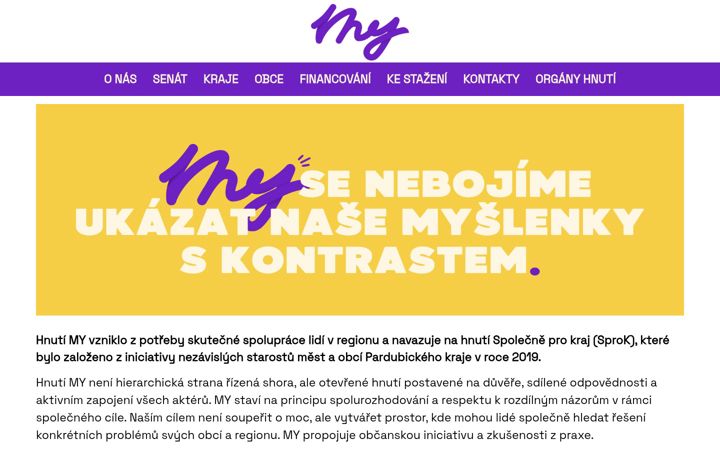 Captură de ecran a spolecneprokraj.cz