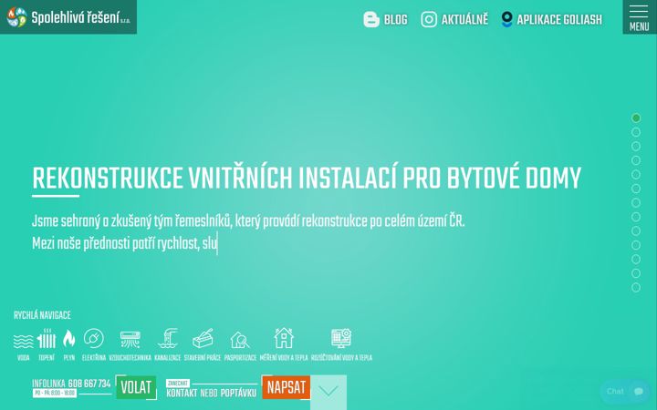 Screenshot ta' spolehlivareseni.cz