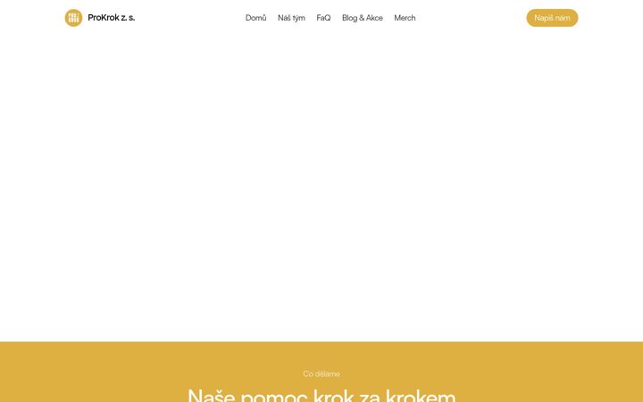Zrzut ekranu spolekprokrok.cz