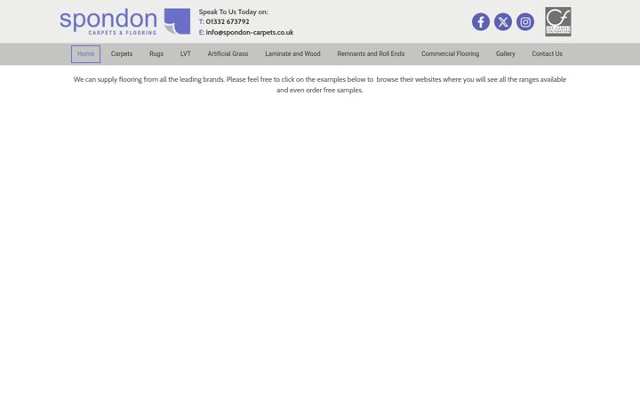Screenshot of spondon-carpets.co.uk