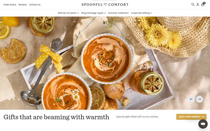 Screenshot of spoonfulofcomfort.com
