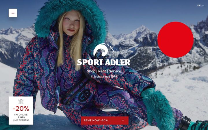 Screenshot of sport-adler.com