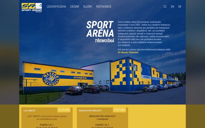 Ekrānuzņēmums no sport-arena.cz