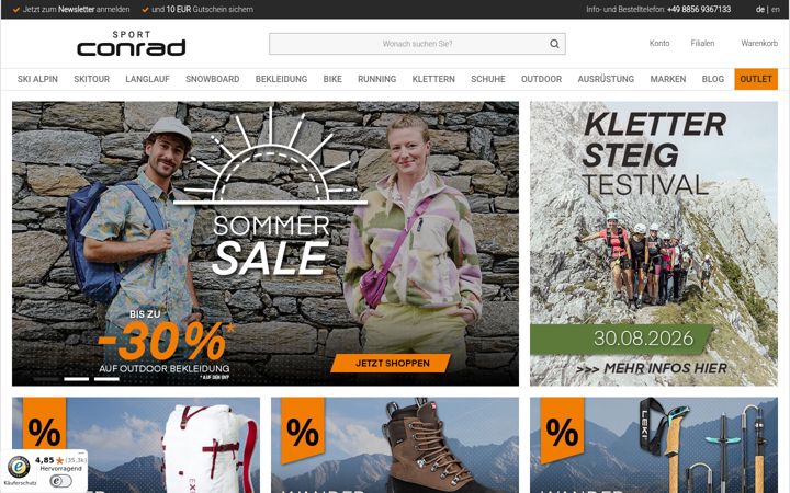 Screenshot of sport-conrad.com