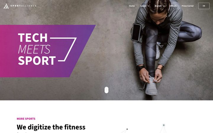 Screenshot of sportalliance.com