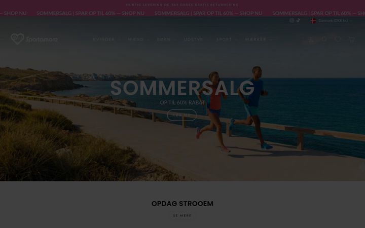 Captura de ecrã de sportamore.se