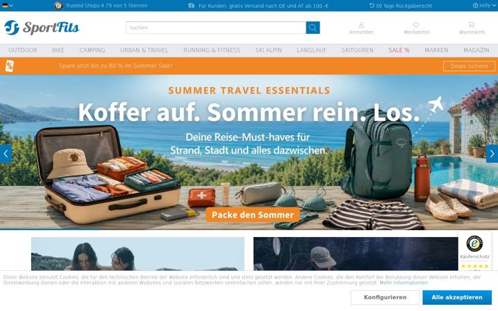 Screenshot of sportfits.de