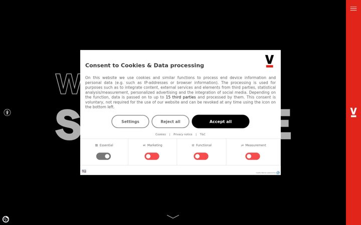 Zrzut ekranu sportfive.nl