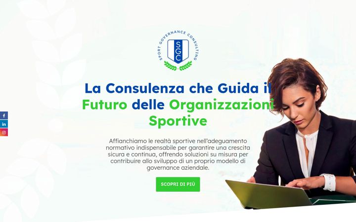 Screenshot of sportgovernanceconsulting.it