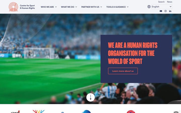 Screenshot of sporthumanrights.org
