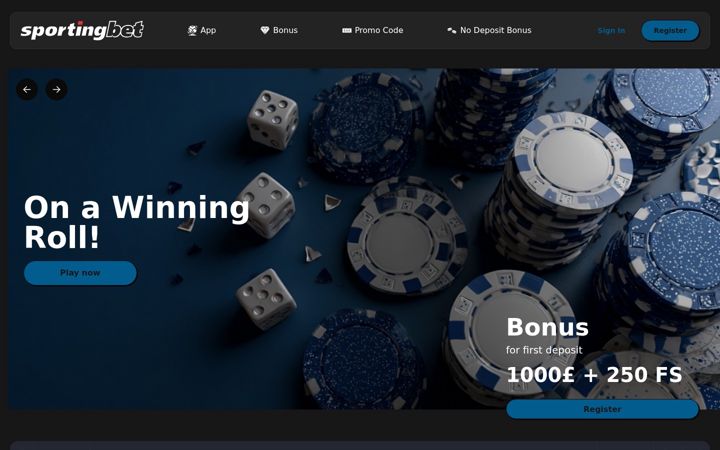 Screenshot of sporting-bets.org