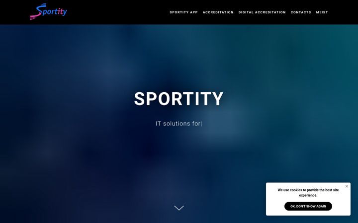 Screenshot of sportity.com