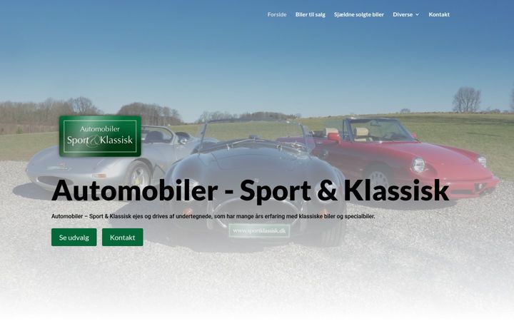 Screenshot von sportklassisk.dk