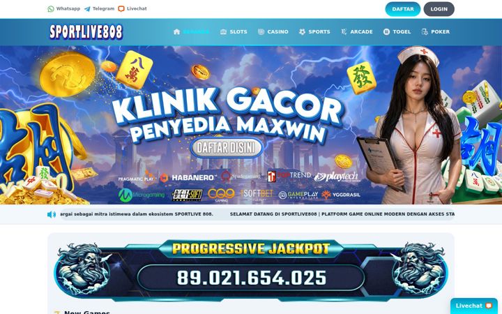 Zrzut ekranu sportlive808.net