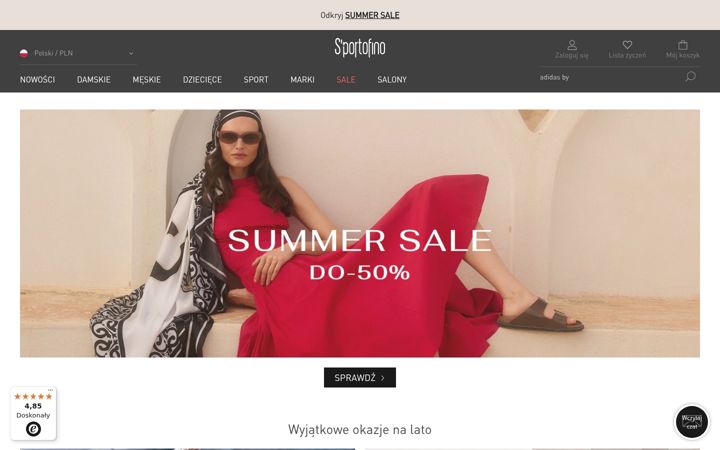 Screenshot of sportofino.com