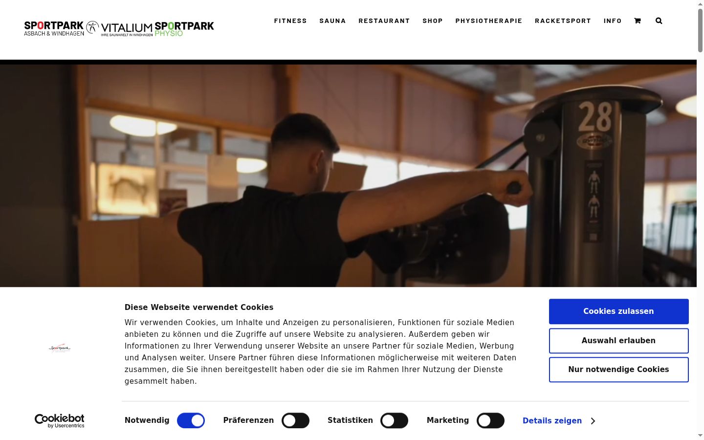 Screenshot van de toestemmingsbanner zoals getoond vóór enige interactie
