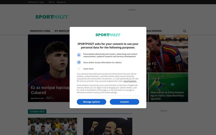 Screenshot of sportposzt.com